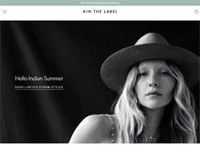 Tablet Screenshot of kinlabel.com
